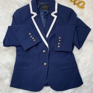Banana Republic Tipped Academy Blazer - Size 0